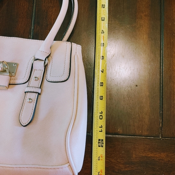 .Blush Pink Satchel with Shoulder Strap - Picture 5 of 11